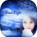 Good Night Photo Frame : Good Night Messages APK