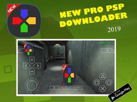 नया एमुलेटर पीएसपी गेम डाउनलोडर पोस्टर