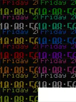 PsPsClock"Matrix" Clock & Cal স্ক্রিনশট 5