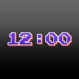 ikon PsPsClock"Pixel" Clock & Cal