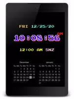 PsPsClock"Pixel" Clock & Cal скриншот 6