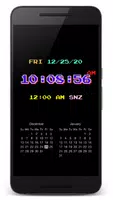 PsPsClock"Pixel" Clock & Cal постер