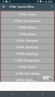 HTML Tutorial Offline Affiche