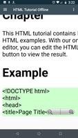 HTML Tutorial Offline capture d'écran 2