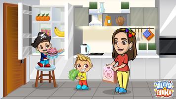 Vlad & Niki Supermarket game اسکرین شاٹ 2