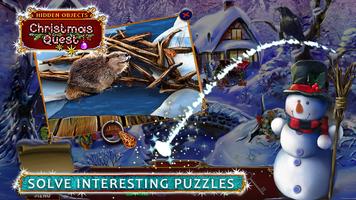 Hidden Objects Christmas Quest capture d'écran 1