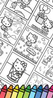 Hello Kitty: Livre Coloriage capture d'écran 2