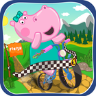 Hippo Bicycle: Kids Racing আইকন