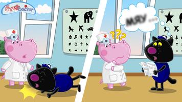 Oogdokter Hippo: Medisch spel screenshot 1