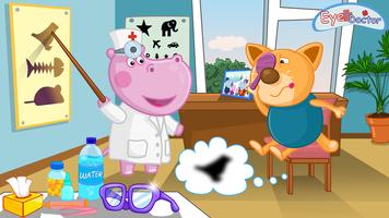 Oogdokter Hippo: Medisch spel screenshot 2