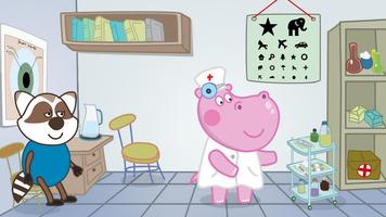 Doutor olho Hippo: Jogo médico Cartaz