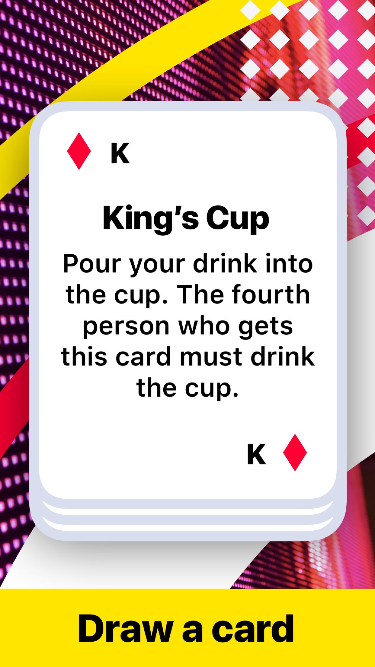 Kings Cup Drinking Card Game Ring Of Fire Party For Android