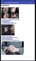 Body Language Hand Movements Affiche