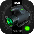 Military Binoculars/Night Mode/Compass Camera ikona