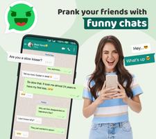 Whatsprank: Fake chat maker الملصق
