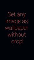 Set wallpaper without crop الملصق