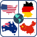 monde carte quiz la géographie trivia Jeu APK