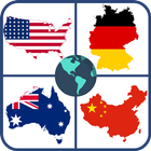 World map quiz & Geography trivia game আইকন