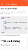 HTML Tutorials | Learn HTML Of capture d'écran 2