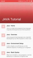Java Tutorial Affiche