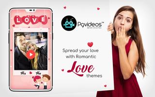 برنامه‌نما P9videos : Love, Festival & Birthday Video Maker عکس از صفحه