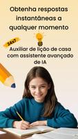 Ajudante de lição de casa IA Cartaz