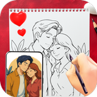 ARDrawing: Draw Valentine Art icono