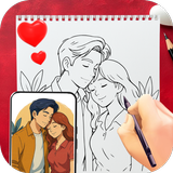 ARDrawing: Draw Valentine Art ícone