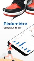 Podomètre:Nombre de Pas;Marche Affiche