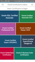 Oracle Certifications Video Lectures पोस्टर