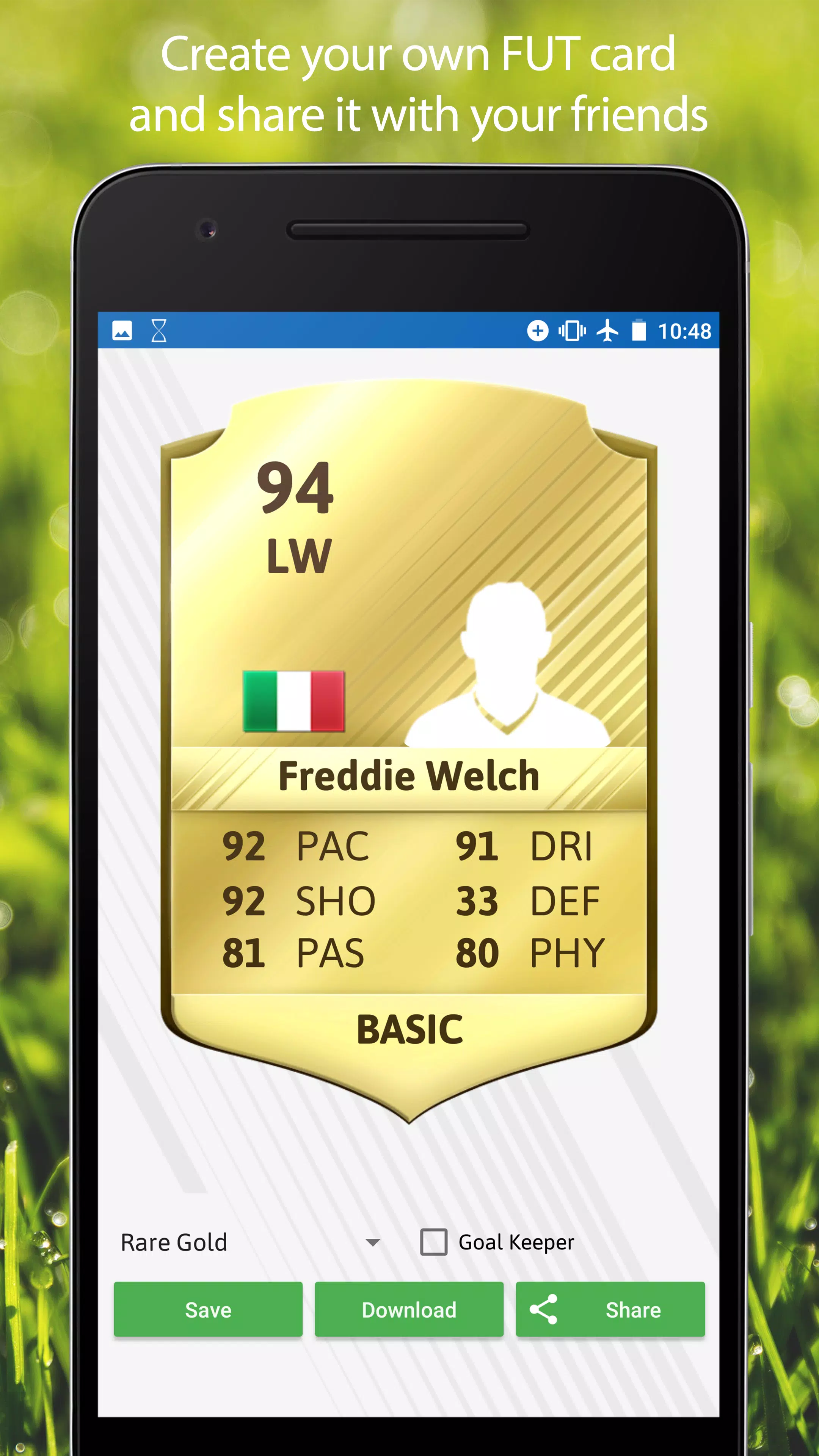 Download FUT Card Builder 22 10.0.0 for Android 
