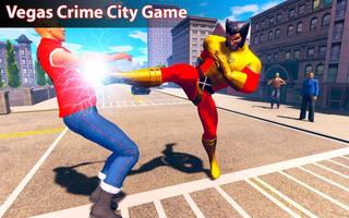 Flying Robot Spider Rope Hero City Crime Simulator اسکرین شاٹ 3