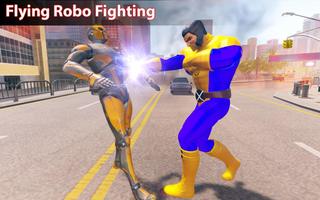 Flying Robot Spider Rope Hero City Crime Simulator اسکرین شاٹ 2