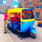 Modern Tuk Tuk Auto Rickshaw: Driving simulator icono