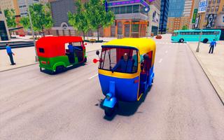Modern Tuk Tuk Auto Rickshaw: Driving simulator Affiche