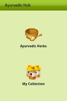 Ayurvedic Plants and Herbs Affiche