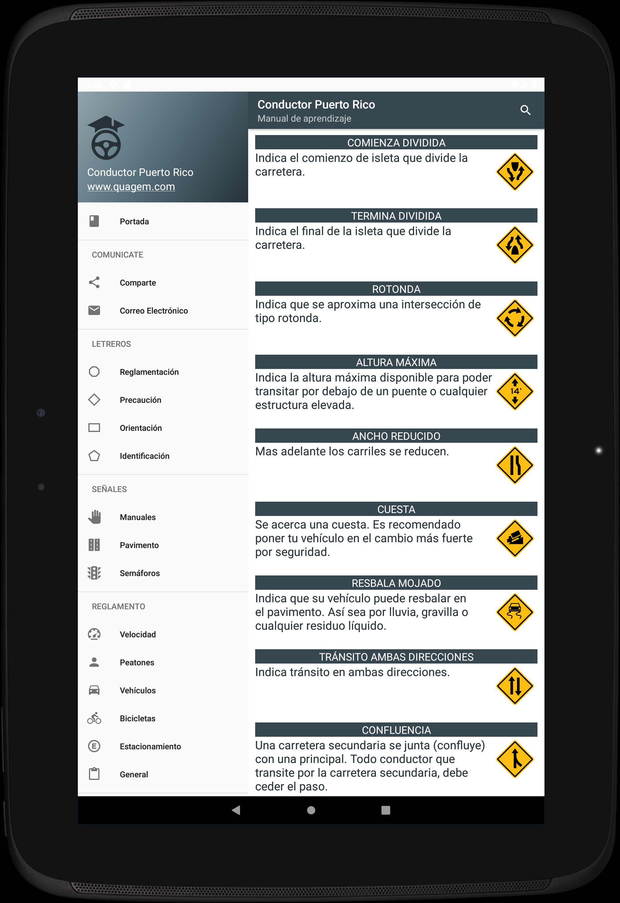 Manual licencia de aprendizaje puerto rico