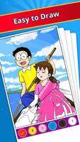 Doramon Cartoon Colouring Book स्क्रीनशॉट 3