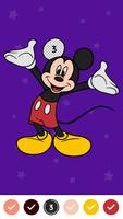 پوستر Mickey Cartoon Coloring Book