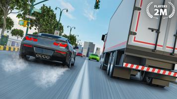 پوستر Turbo Traffic Car Racing Game