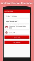 Birthday Reminder - Greeting C ảnh chụp màn hình 3