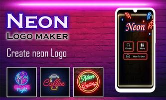 Neon Logo Maker & Neon Signs Affiche