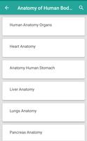 Anatomy of Human Body Organs Affiche
