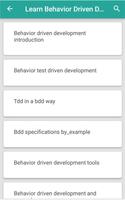 Basic Behavior Driven Development Plakat