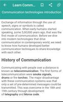 Learn Communication Technologies ภาพหน้าจอ 1