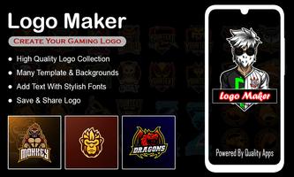 FF Logo Maker - Gaming Esport Affiche