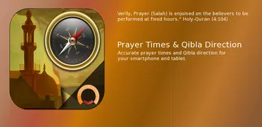 Prayer Times & Qibla Free