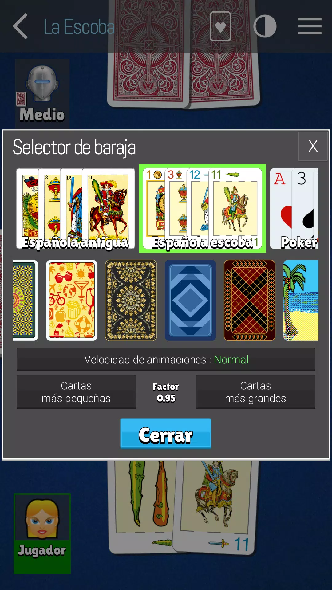 La Escoba – Scopa 15 card game