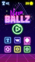 Neon Balls: Bricks Breaker (Неоновые шарики) постер