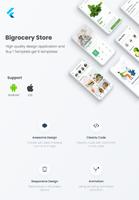 Poster Flutter Grocery - Bigrocery in Flutter grocery app
